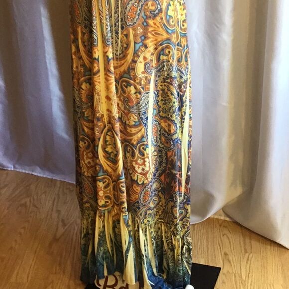 APT.9 sleeveless maxi dress in small paisley patrn - Picture 5 of 16